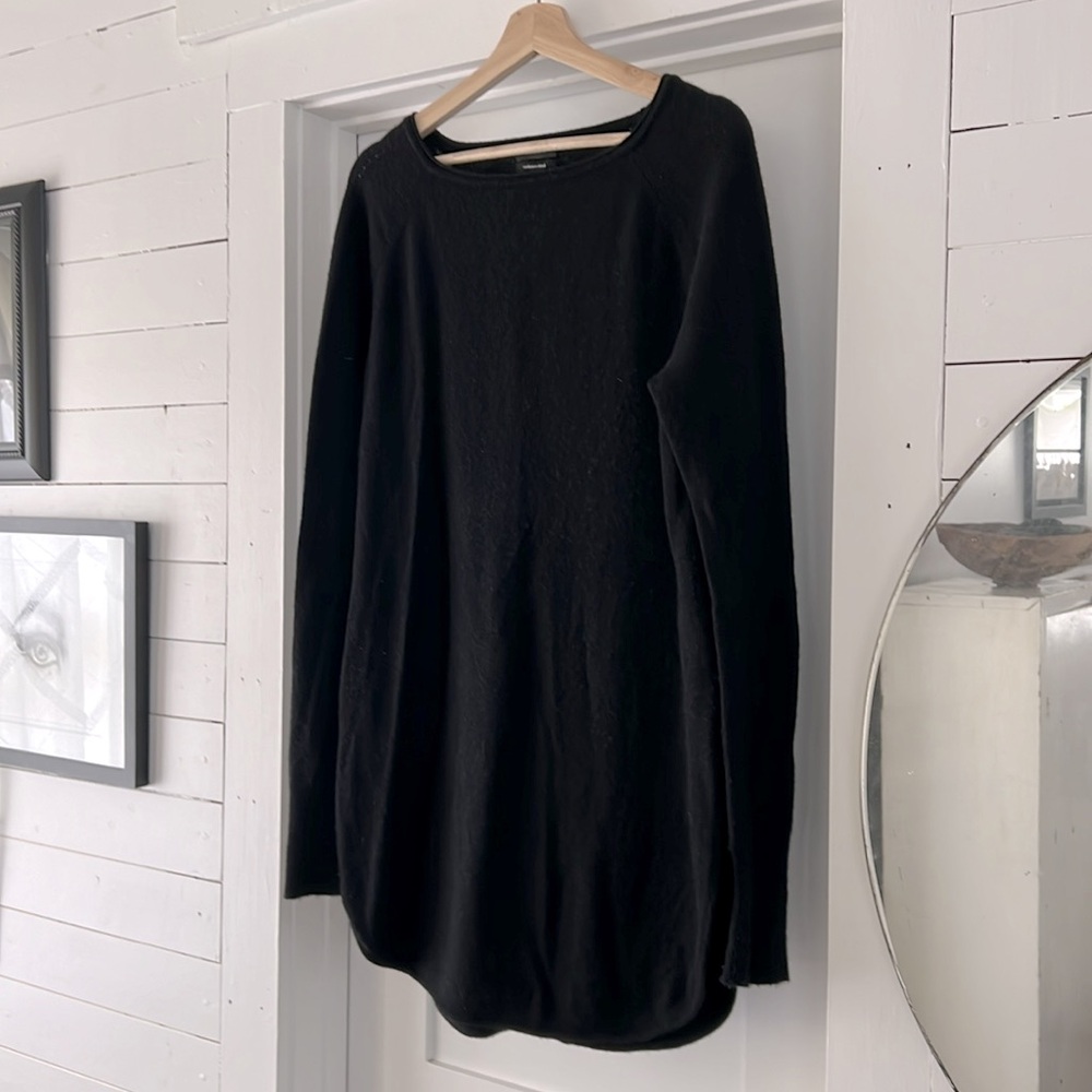 Halogen Cashmere blend tunic sweater